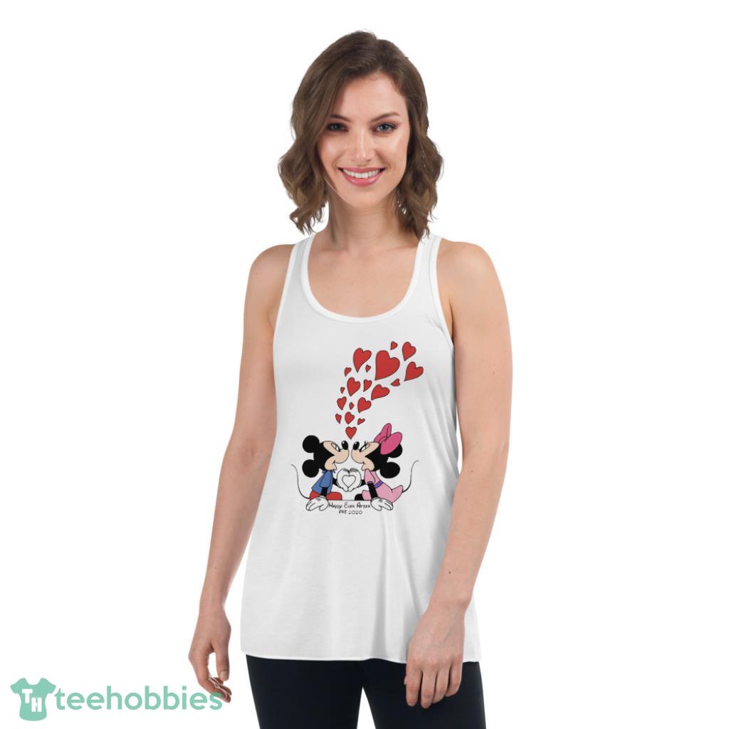 Happy Ever After Mickey And Minie Mouse Disney Valentines Day Matching Couple Shirt - Womens Flowy Racerback Tank Happy Ever After Mickey And Minie Mouse Disney Valentines Day Matching Couple Shirt - Womens Flowy Racerback Tank