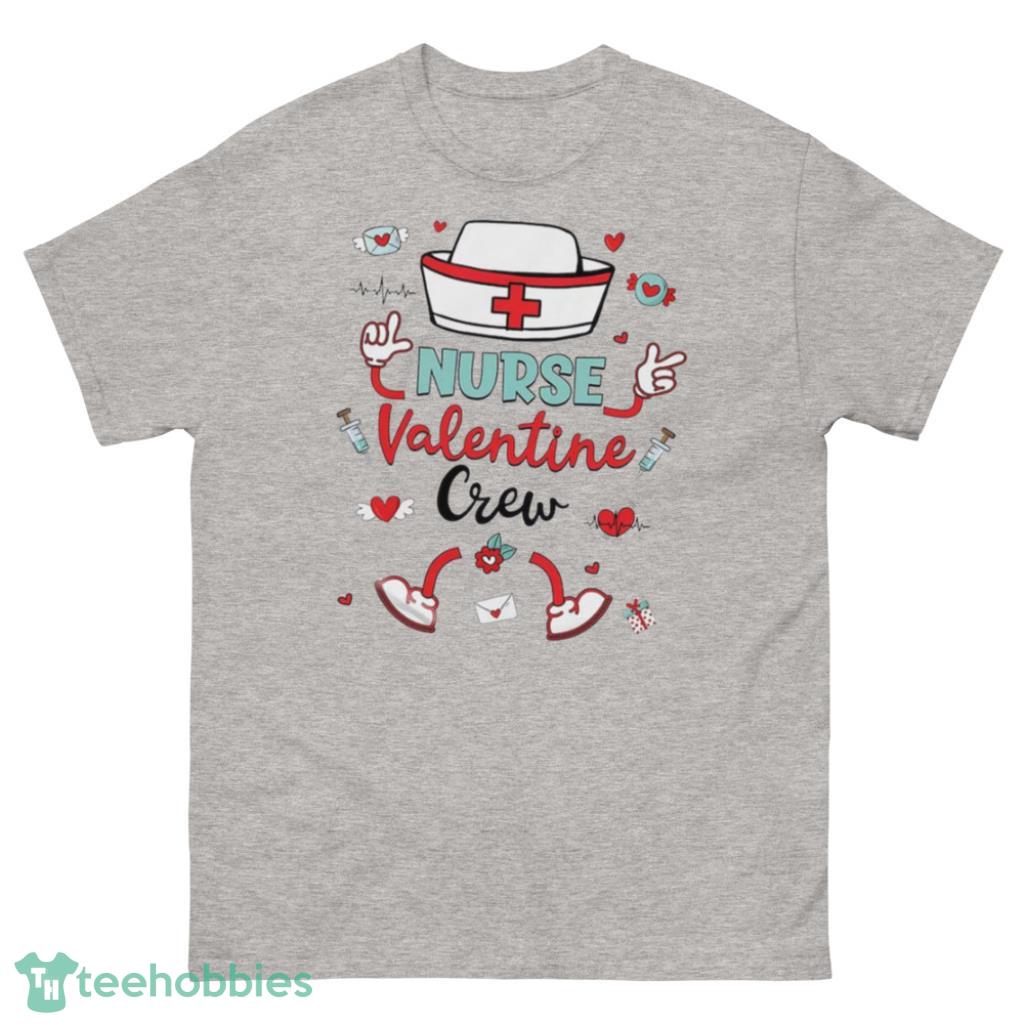 Happy Valentine's Day Nurse Crew Shirt - 500 Men’s Classic Tee Gildan