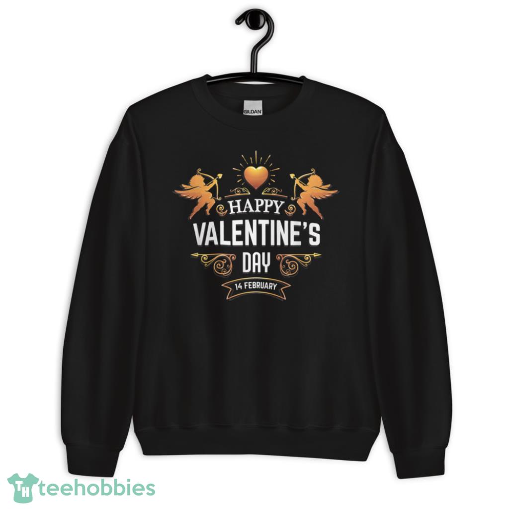  Happy Valentines Day T Shirt - Unisex Crewneck Sweatshirt