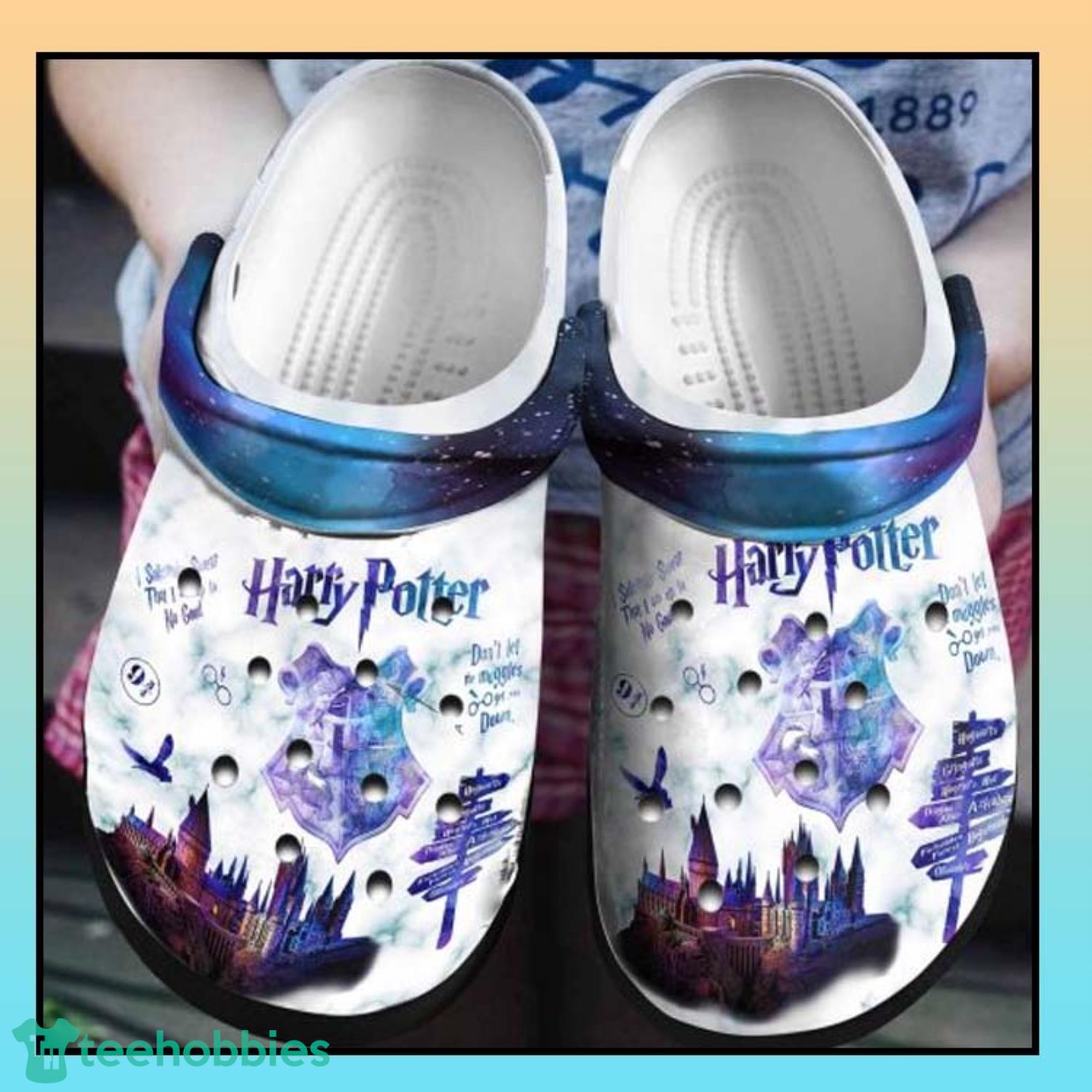Harry Potter Watercolor Clog Shoes For Men Women Product Photo 1