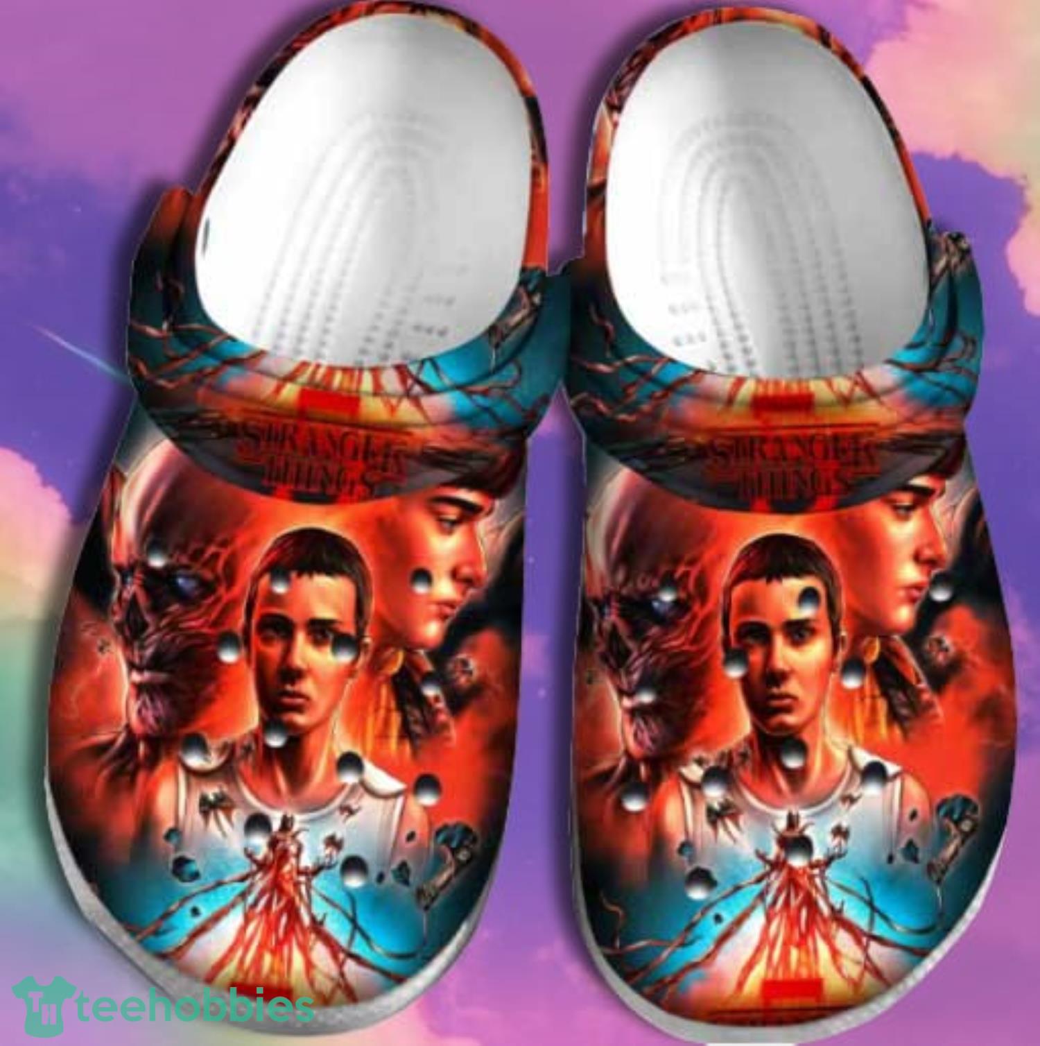 Hawkins Will Fall Halloween Stranger Things 5 Clog Shoes For Men Women Product Photo 1