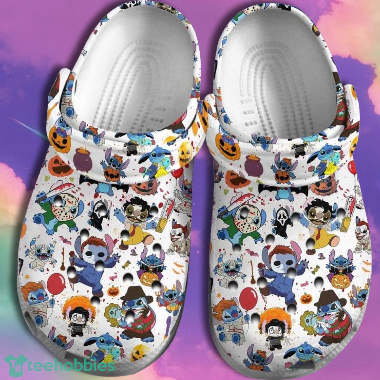 Horror Stitch Halloween Clog Shoes Product Photo 1