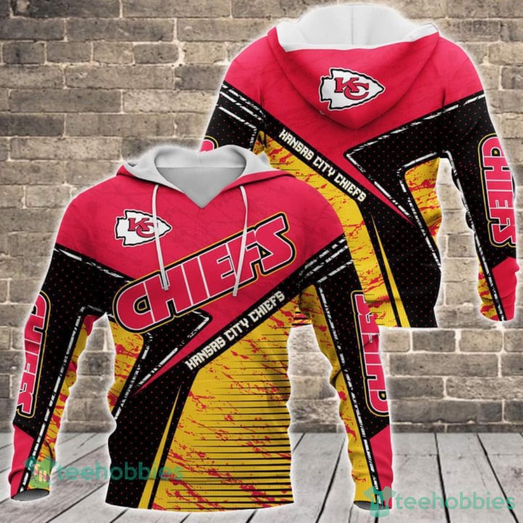 Kansas City Chiefs NFL Red Hoodie, Zip Hoodie 3D All Over Print