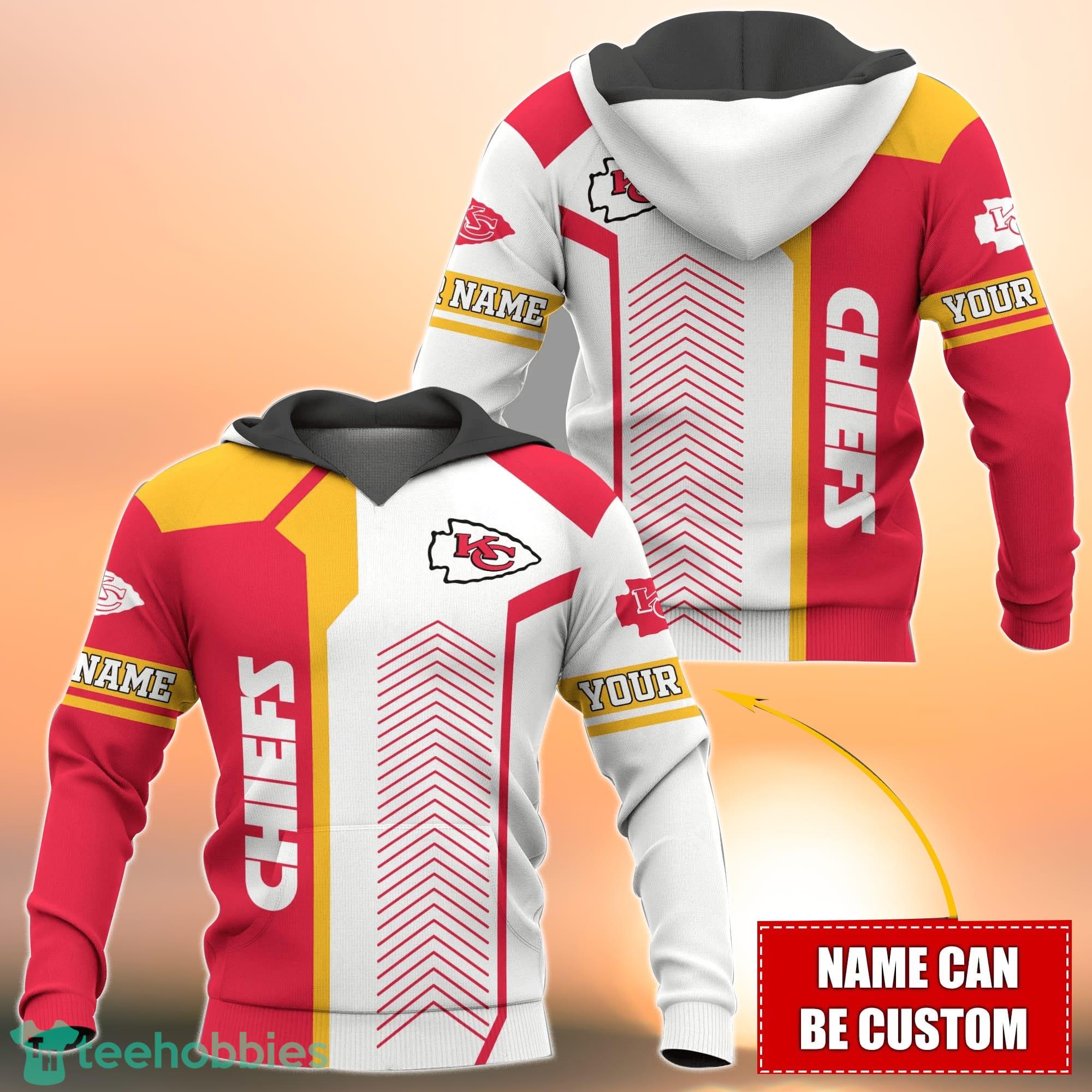 NFL Kansas City Chiefs Clothing AOP Ugly Christmas Sweater Yellow Custom  Number And Name Gift Fans - Freedomdesign