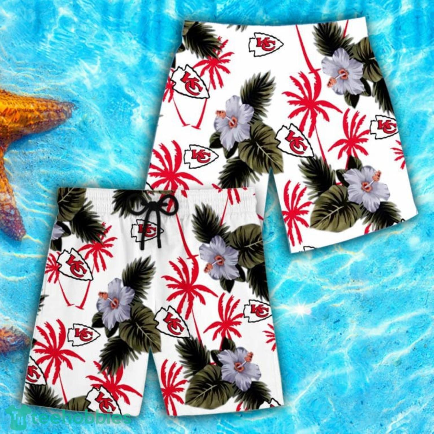 Kansas City Chiefs Summer Tropical Combo Hawaiian Shirt And Short Product Photo 2