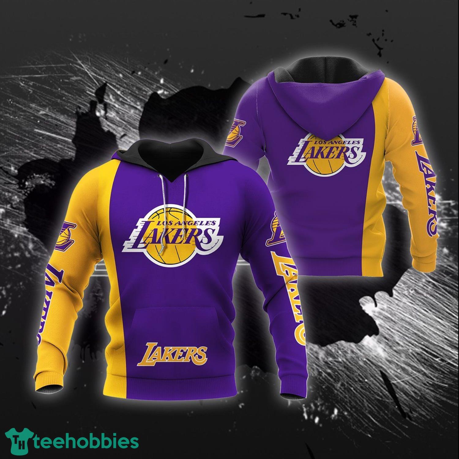 La Lakers Hoodie Zip Hoodie For Fans - 378bd5a34604752c683fd021e28ddb69