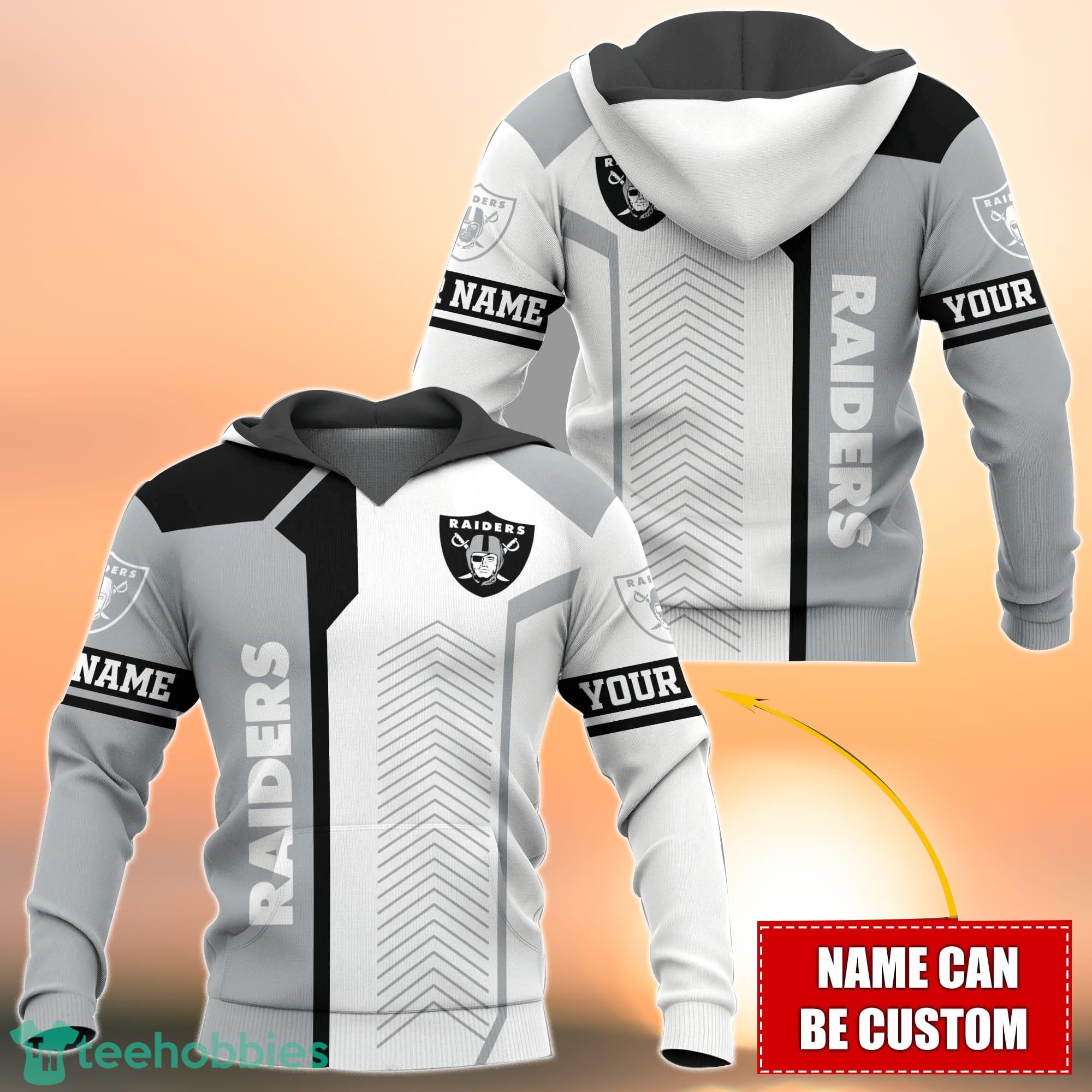 Las Vegas Raiders Nfl Personalized Combo Hoodie And Pants For Fans image Las Vegas Raiders Nfl Personalized Combo Hoodie And Pants For Fans Product Photo 2