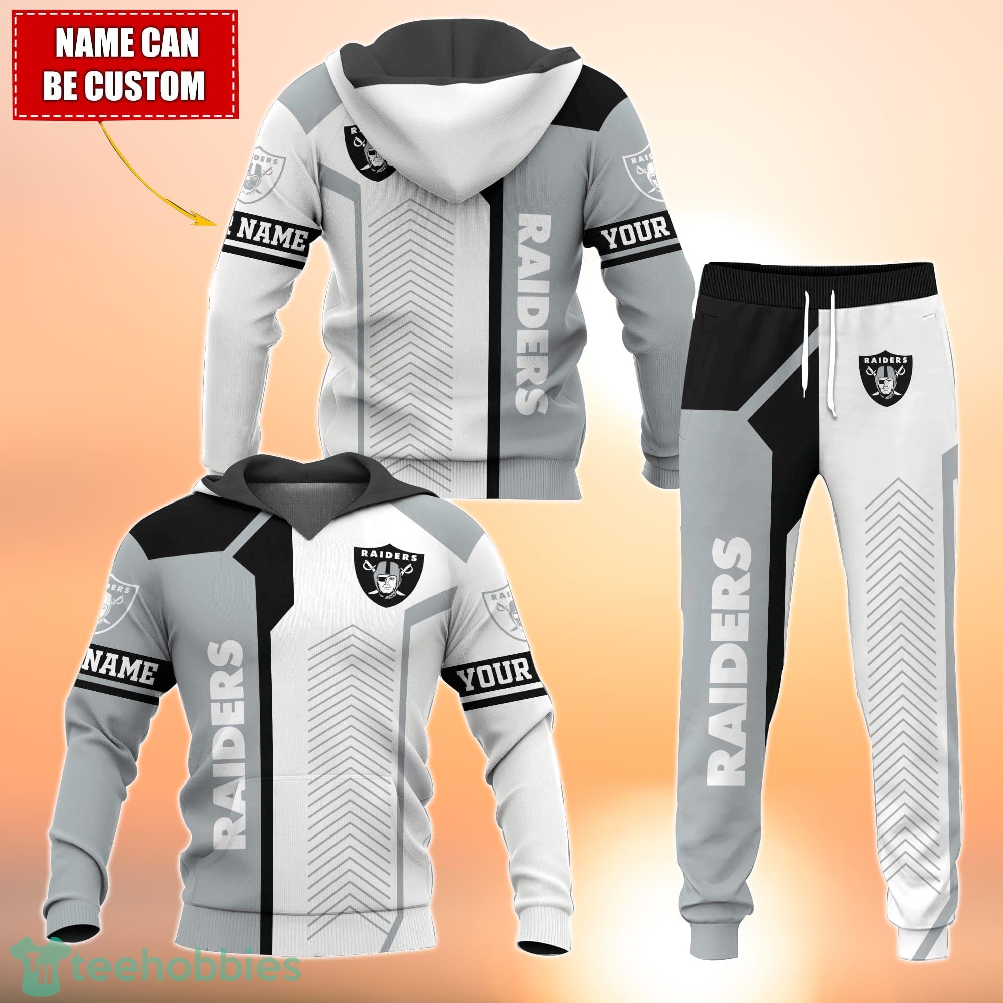 Las Vegas Raiders Nfl Personalized Combo Hoodie And Pants For Fans Product Photo 1 Las Vegas Raiders Nfl Personalized Combo Hoodie And Pants For Fans Product Photo 1