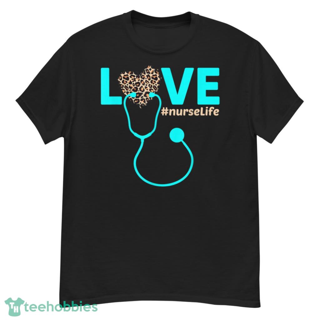 Life RN LPN CNA Healthcare Leopard Nurse  T-Shirt - G500 Men’s Classic T-Shirt