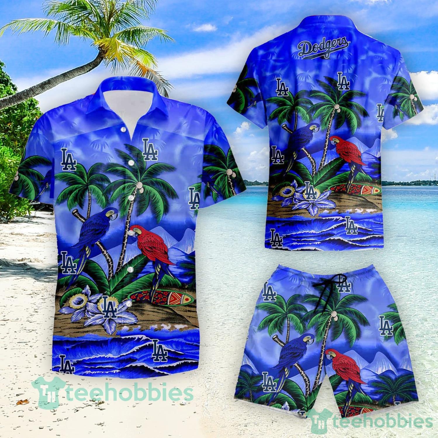 Los Angeles Dodgers Hawaiian And Beach Short