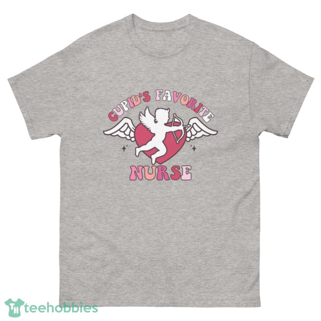 Love Heart Nurse Valentine Day's Coupe Shirt - 500 Men’s Classic Tee Gildan