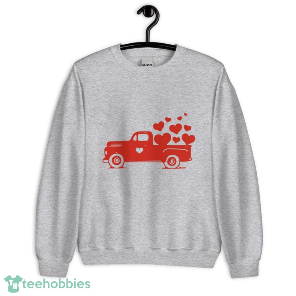 Love Truck Valentines Day Couple Matching Shirt - Unisex Heavy Blend Crewneck Sweatshirt Love Truck Valentines Day Couple Matching Shirt - Unisex Heavy Blend Crewneck Sweatshirt
