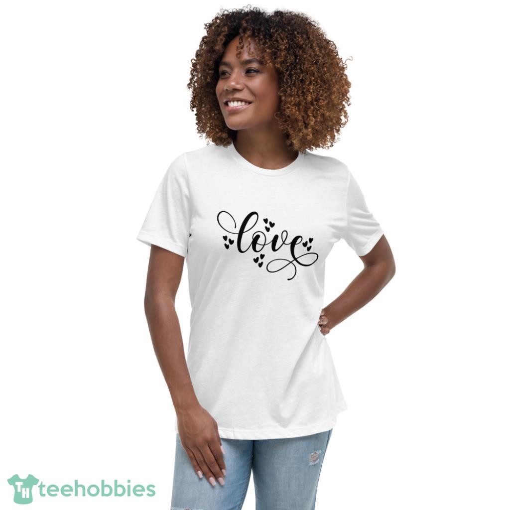 Love Valentines Day Couple Matching Shirt - Womens Relaxed Short Sleeve Jersey Tee Love Valentines Day Couple Matching Shirt - Womens Relaxed Short Sleeve Jersey Tee