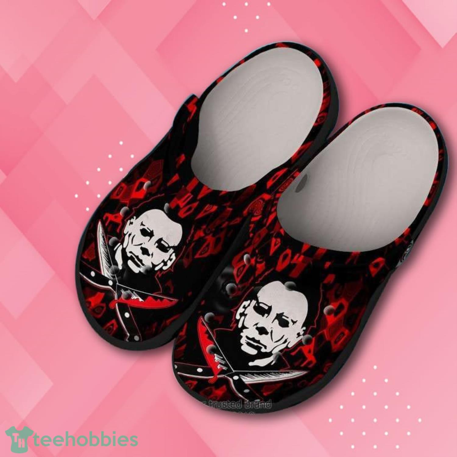 Michael Myers Blood Happy Halloween Clogs Shoes Product Photo 1