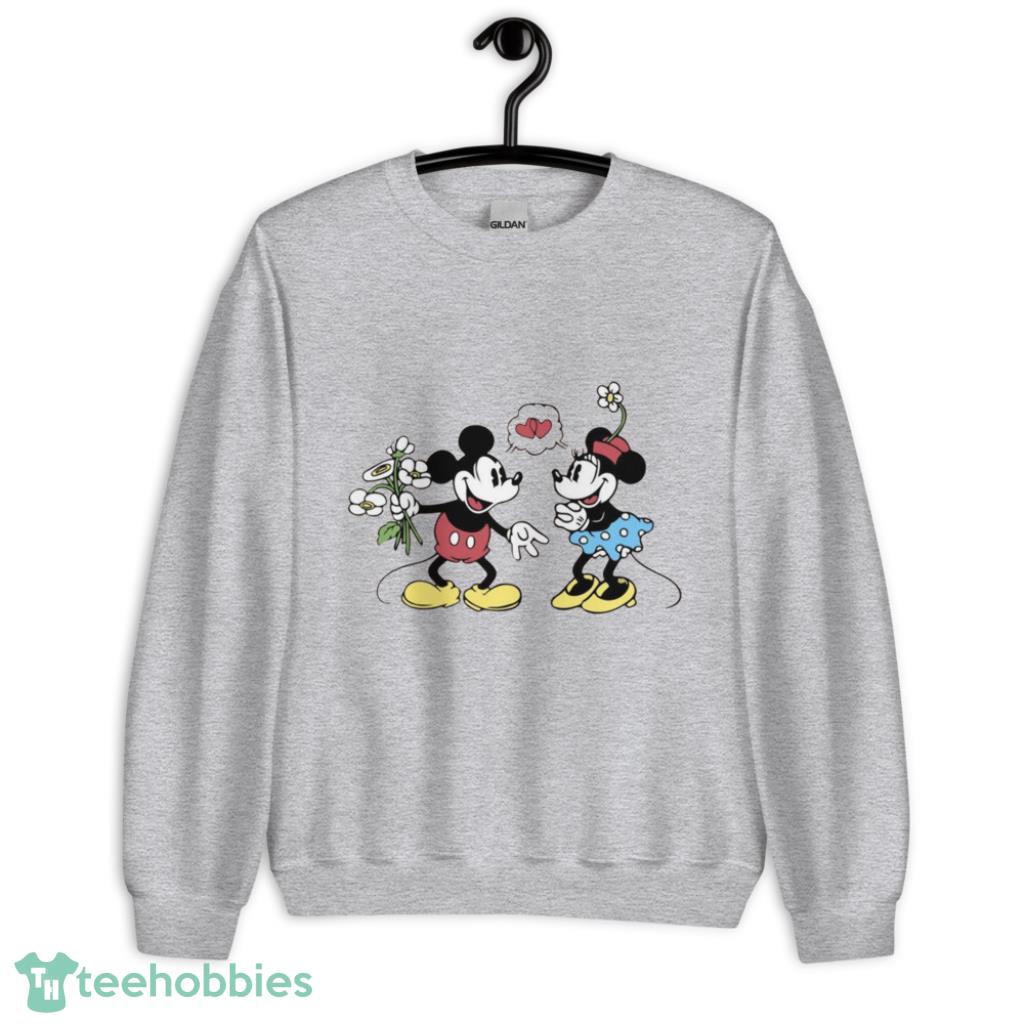 Mickey And Minimouse Valentine Days Coupe Shirt - Unisex Heavy Blend Crewneck Sweatshirt