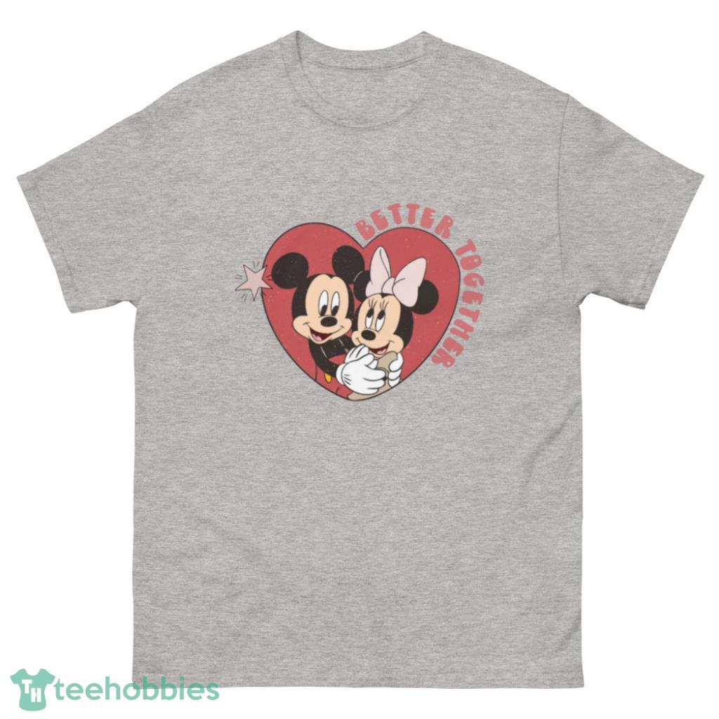 Mickey and Minnie Valentine Days Coupe Shirt - 500 Men’s Classic Tee Gildan