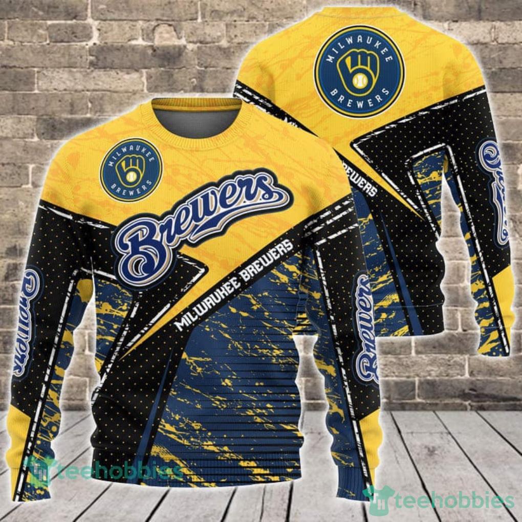 Milwaukee Brewers Mlb All Over Printed 3D Shirt For Fans