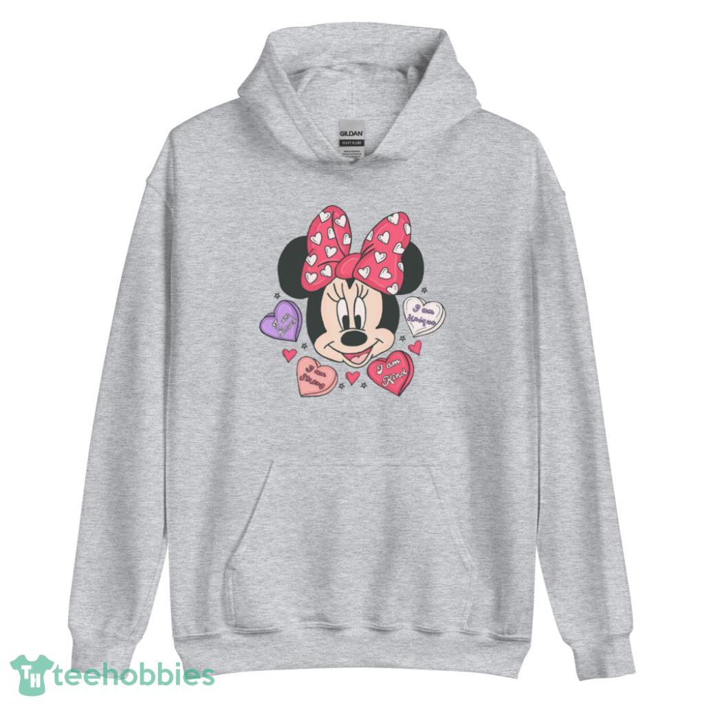 Minnie Mouse Valentine Days Coupe Shirt - Unisex Heavy Blend Hooded Sweatshirt