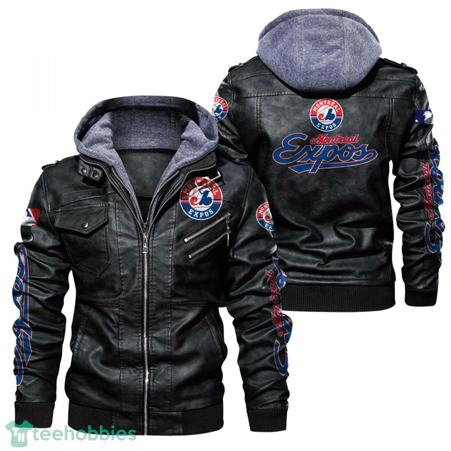 Montreal Expos Leather Jacket For Sport Fans Product Photo 1 Montreal Expos Leather Jacket For Sport Fans Product Photo 1