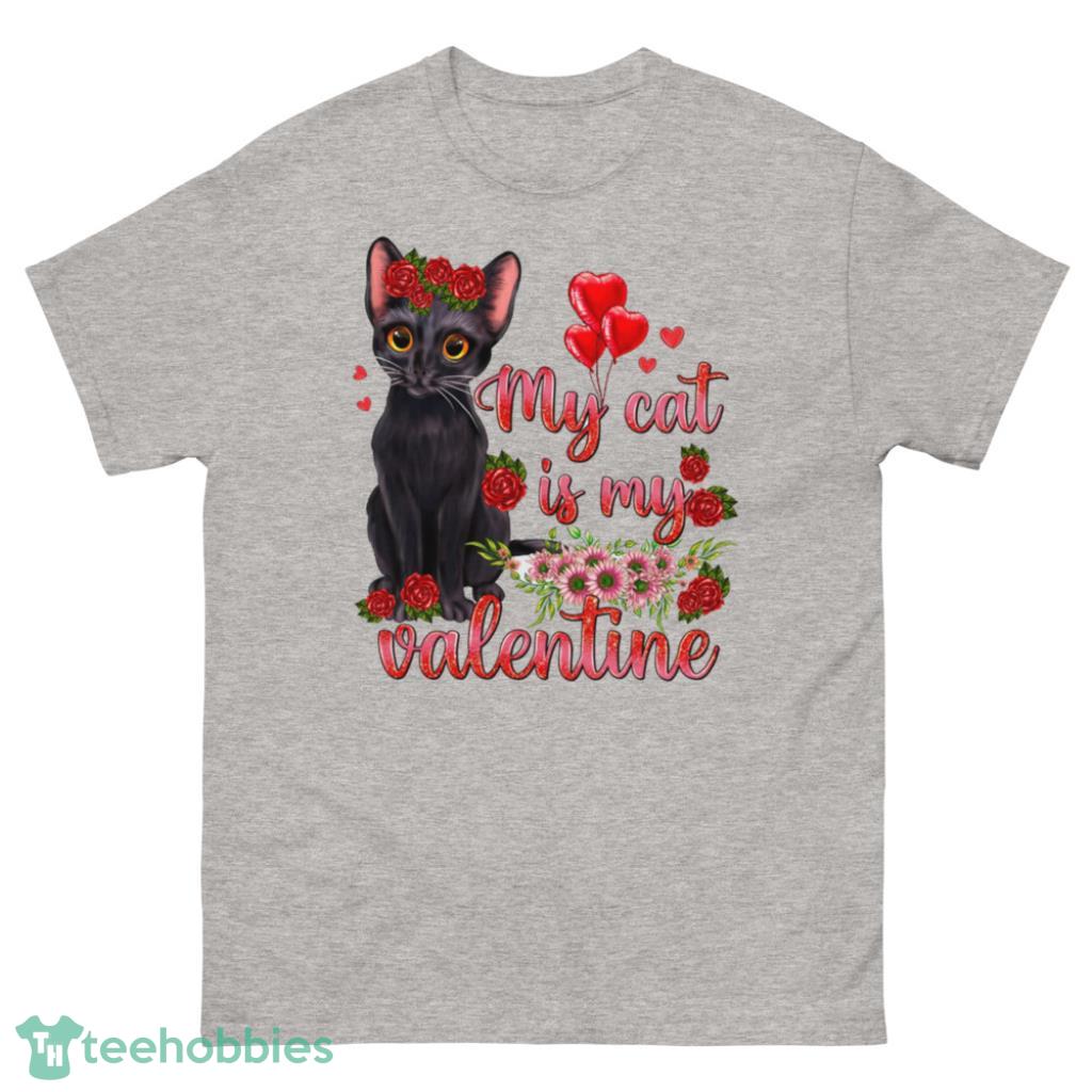 My Cat Is My Valentine's Day Shirt image My Cat Is My Valentine's Day Shirt - 500 Men’s Classic Tee Gildan