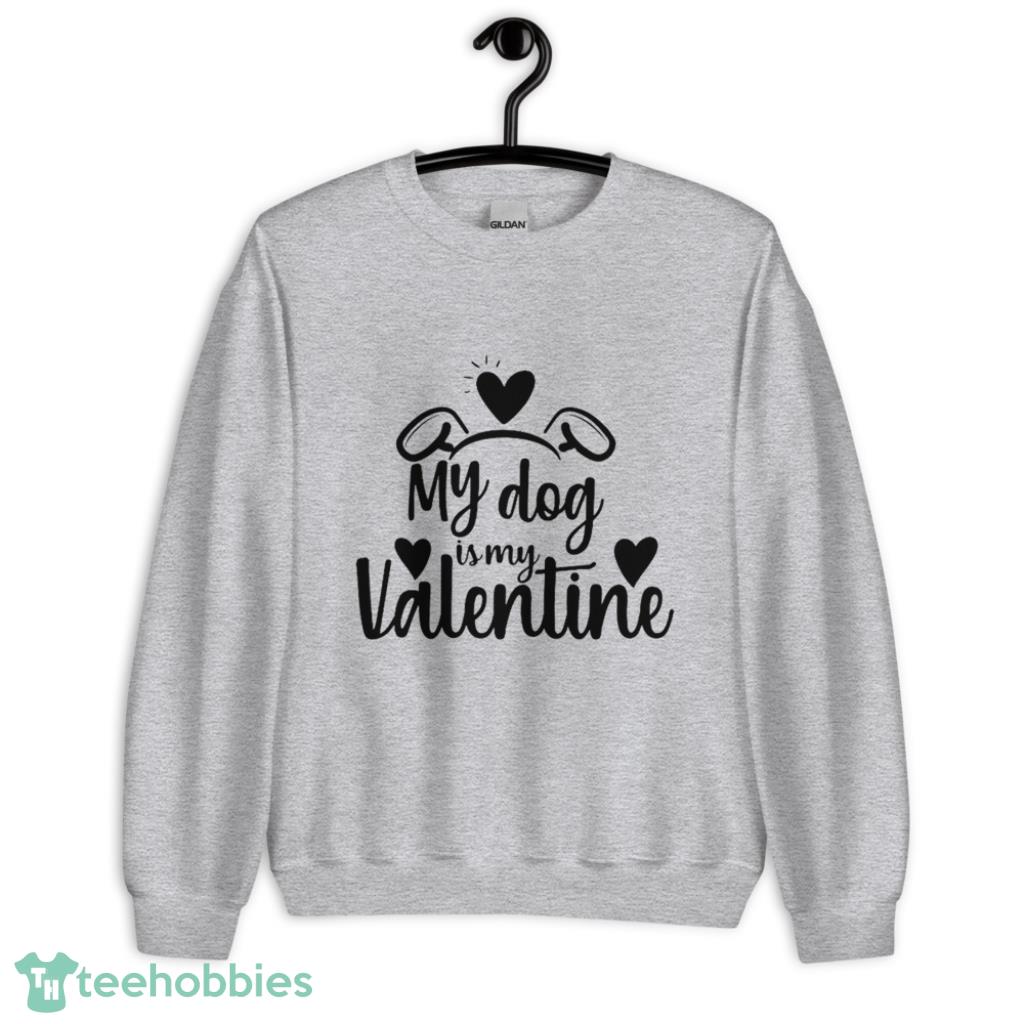 My Dog Heart Valentine Days Coupe Shirt - Unisex Heavy Blend Crewneck Sweatshirt