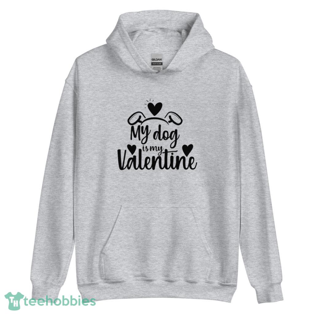 My Dog Heart Valentine Days Coupe Shirt - Unisex Heavy Blend Hooded Sweatshirt