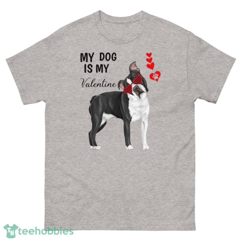 My Dog Is My Wear Heart Glass Valentine Day's Coupe Shirt - 500 Men’s Classic Tee Gildan