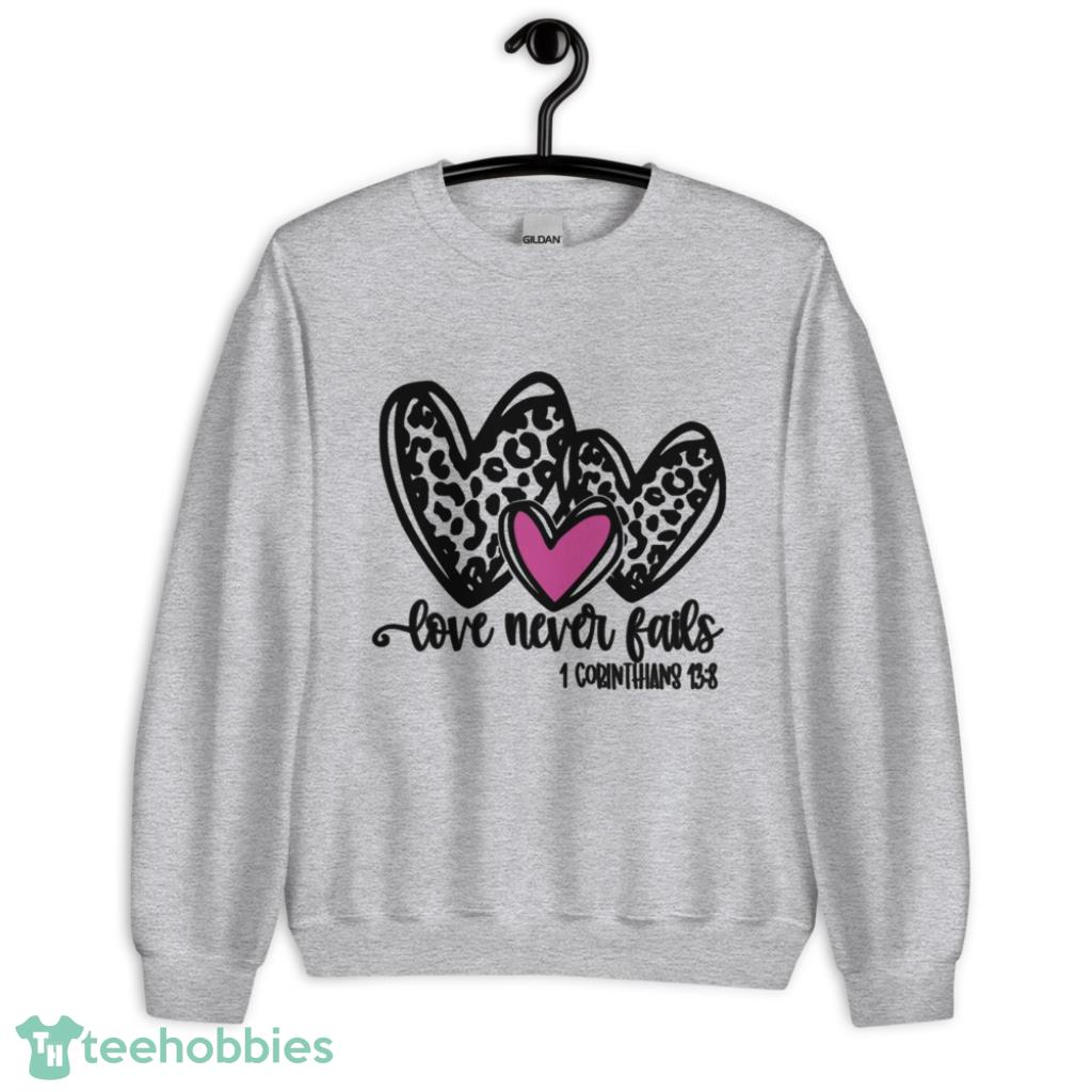 never fails iron on lleopard heart valentines day shirt 1px Never Fails Iron On Lleopard Heart Valentine's Day Shirt