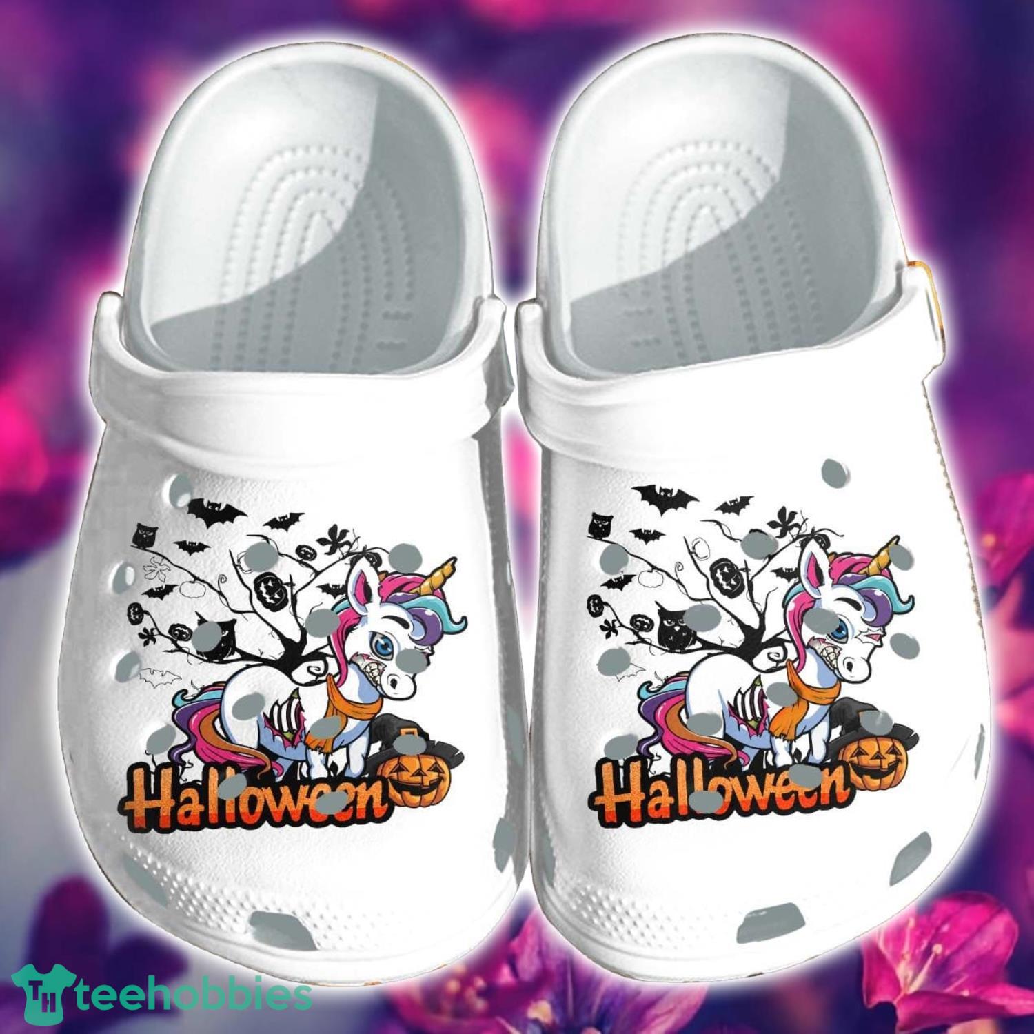 Nightmare Halloween Unicorn Clog Shoes Product Photo 1