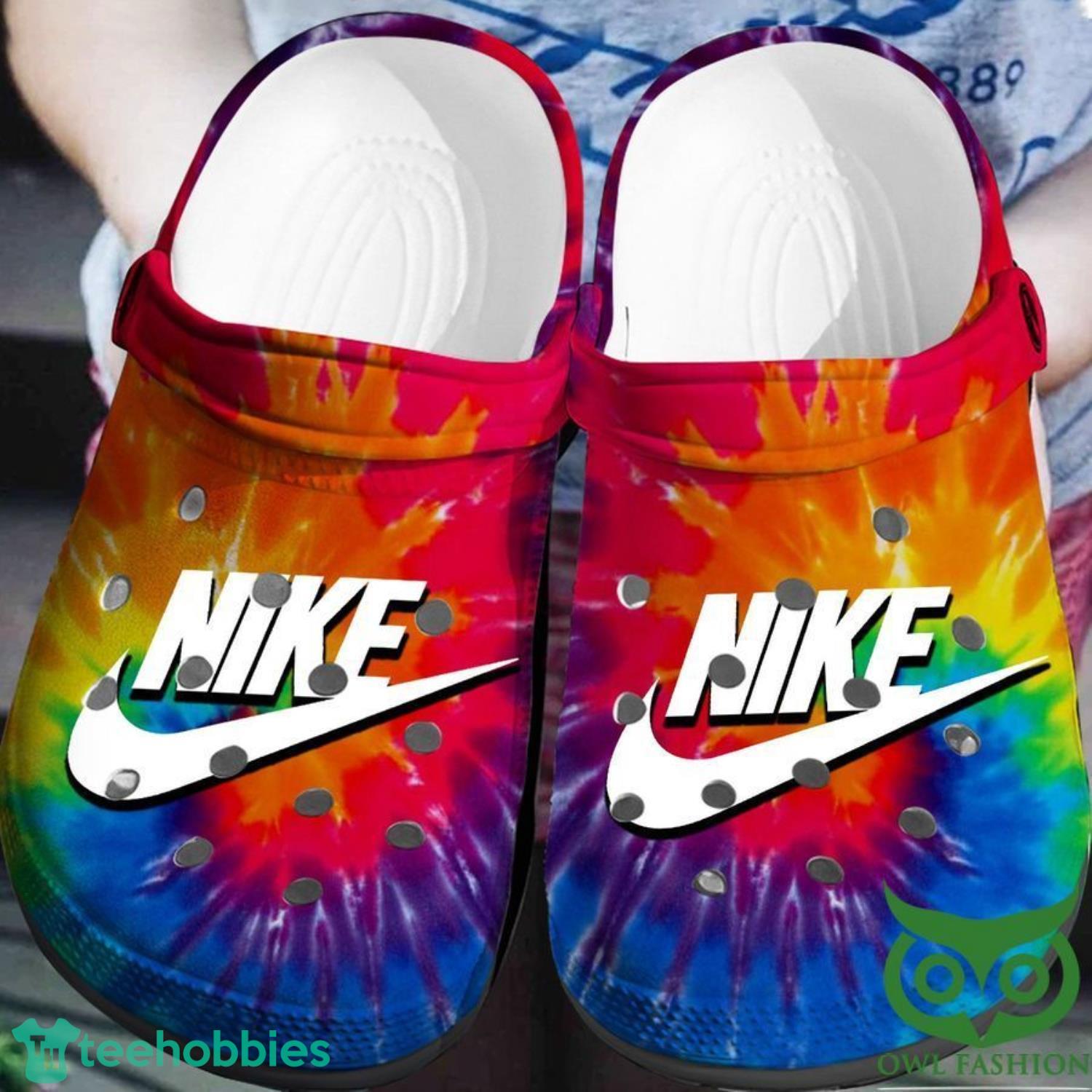 Nike Us Colorful Splash With Logo Clog Shoes For Men And Women Product Photo 1