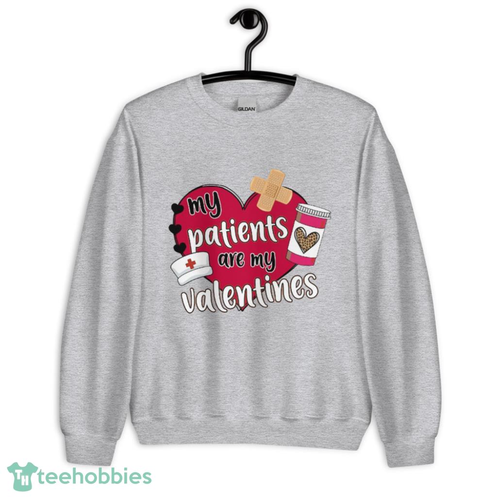 Nurse Valentines Day Shirt - Unisex Heavy Blend Crewneck Sweatshirt