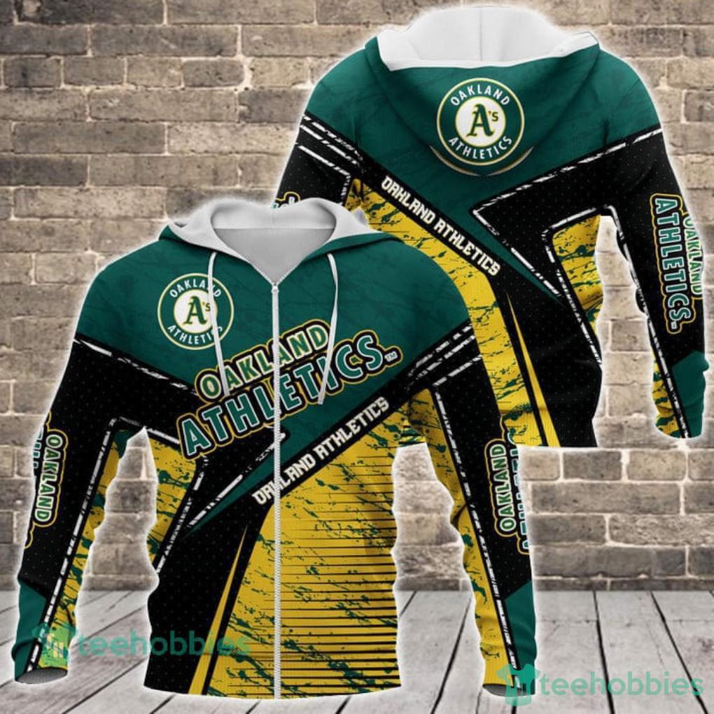 Oakland Athletics MLB Team 3D Printed Hoodie/Zipper Hoodie