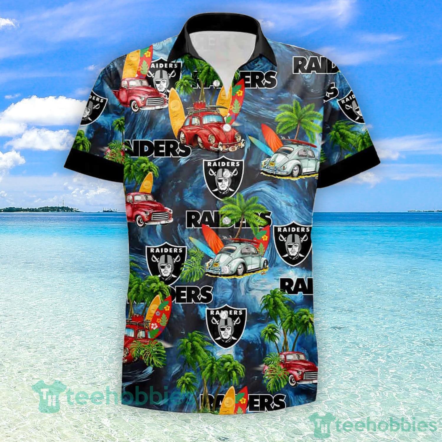 Raiders store aloha shirt