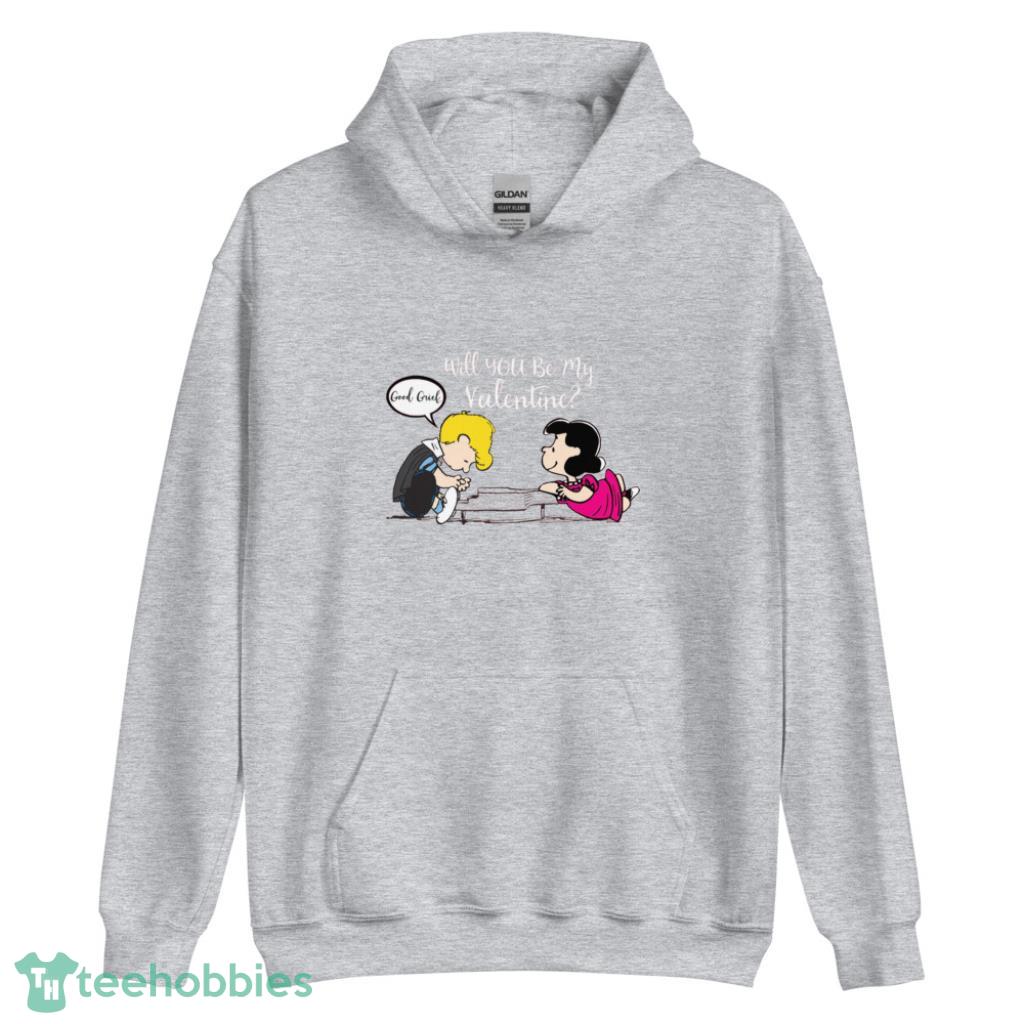 Peanuts Lucy Schroeder Valentines Day Shirt - Unisex Heavy Blend Hooded Sweatshirt