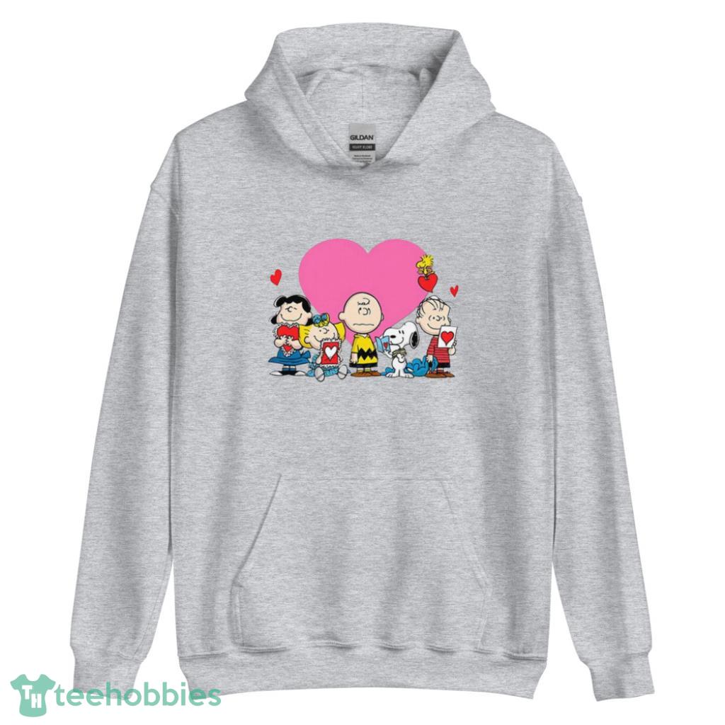 Peanuts Valentine Day Edition T Shirt - Unisex Heavy Blend Hooded Sweatshirt