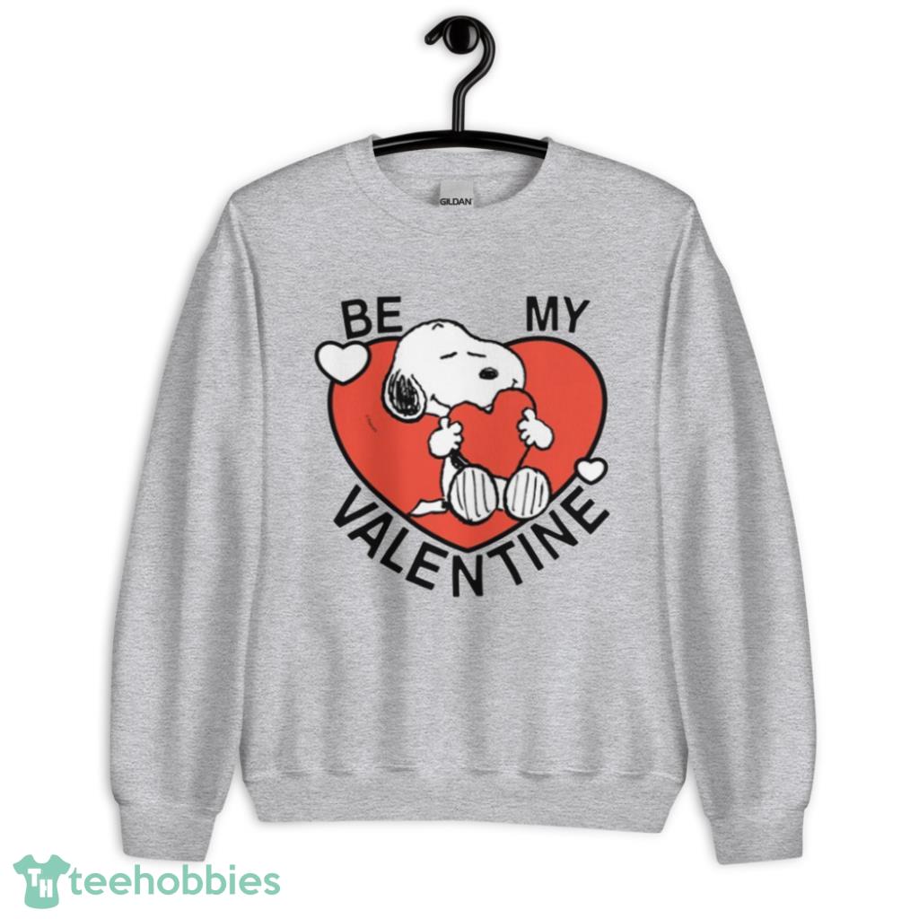 Peanuts Valentine Snoopy Heart Shirt - Unisex Heavy Blend Crewneck Sweatshirt