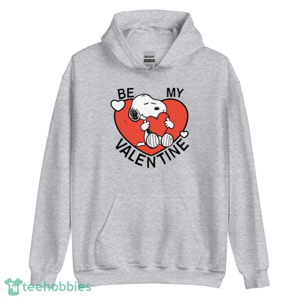 Peanuts Valentine Snoopy Heart Shirt - Unisex Heavy Blend Hooded Sweatshirt