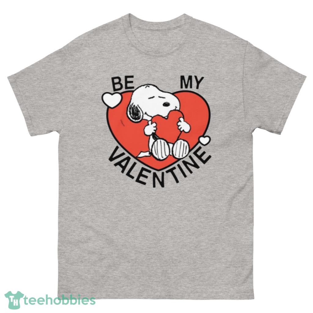 Peanuts Valentine Snoopy Heart Shirt - 500 Men’s Classic Tee Gildan