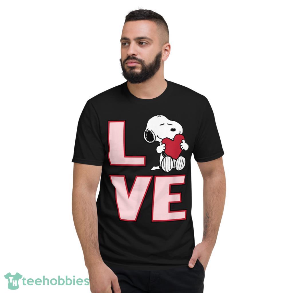 Peanuts Valentine Snoopy Love T-Shirt - Short Sleeve T-Shirt