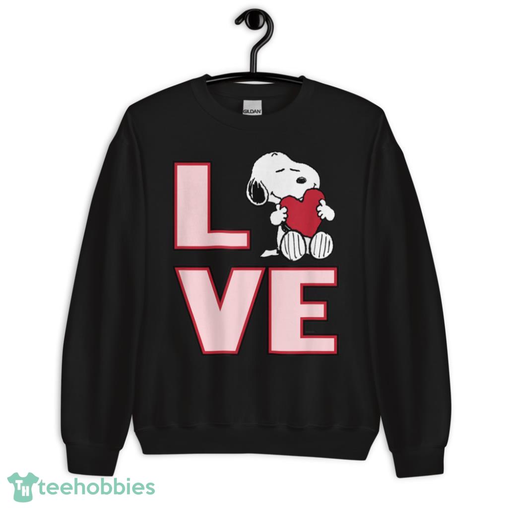 Peanuts Valentine Snoopy Love T-Shirt - Unisex Crewneck Sweatshirt