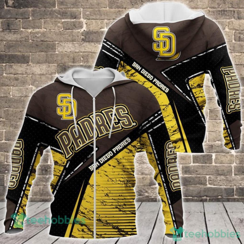 San Diego Padres White Blue Hoodie 3D Long Sleeve Custom Gift For