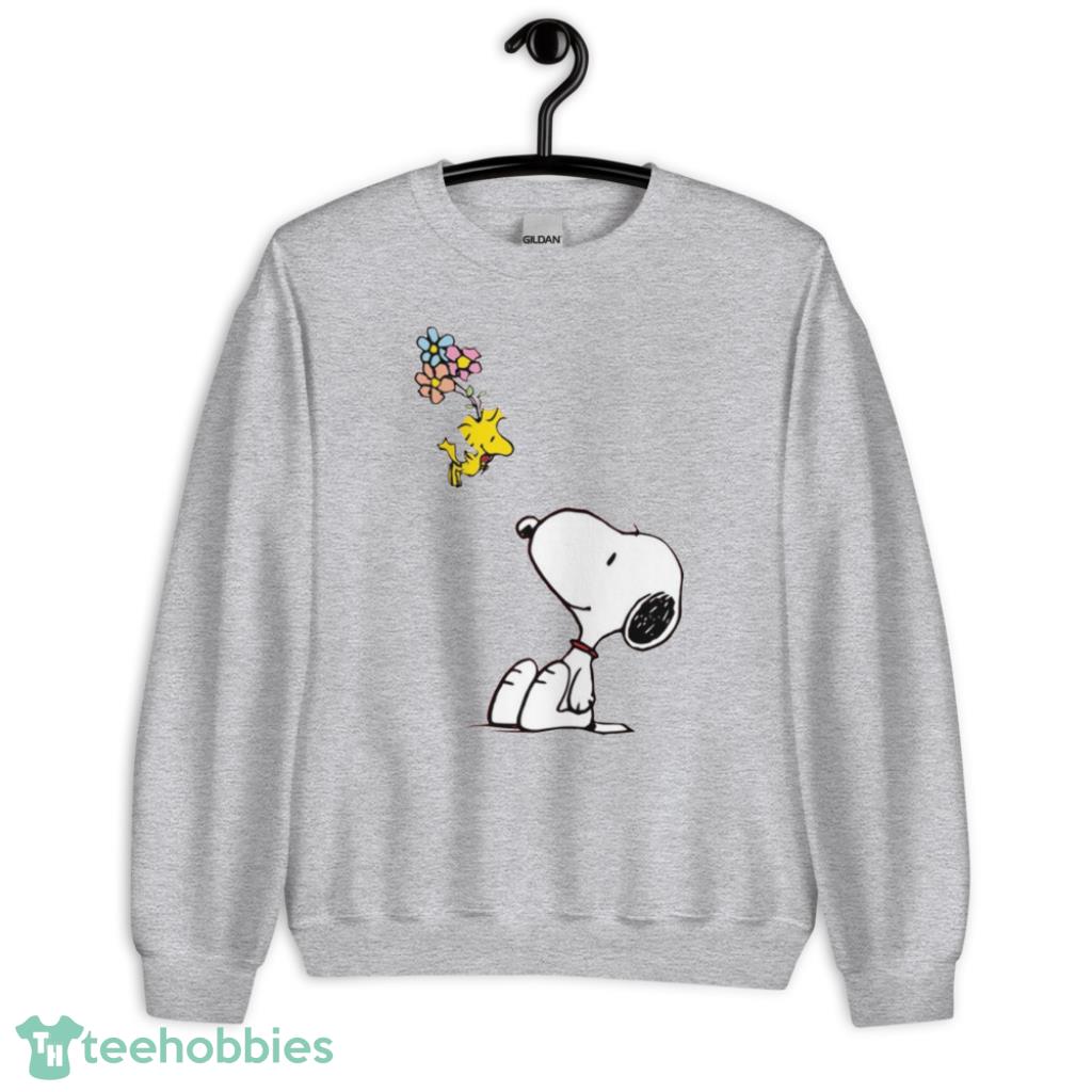 Snoopy And StrockValentines Day Shirt - Unisex Heavy Blend Crewneck Sweatshirt
