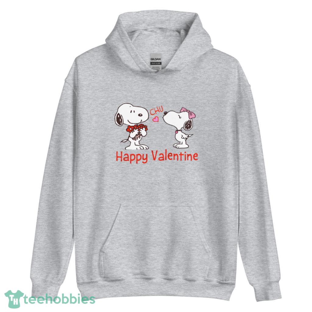 Snoopy Happy Valentine Days Coupe Shirt - Unisex Heavy Blend Hooded Sweatshirt