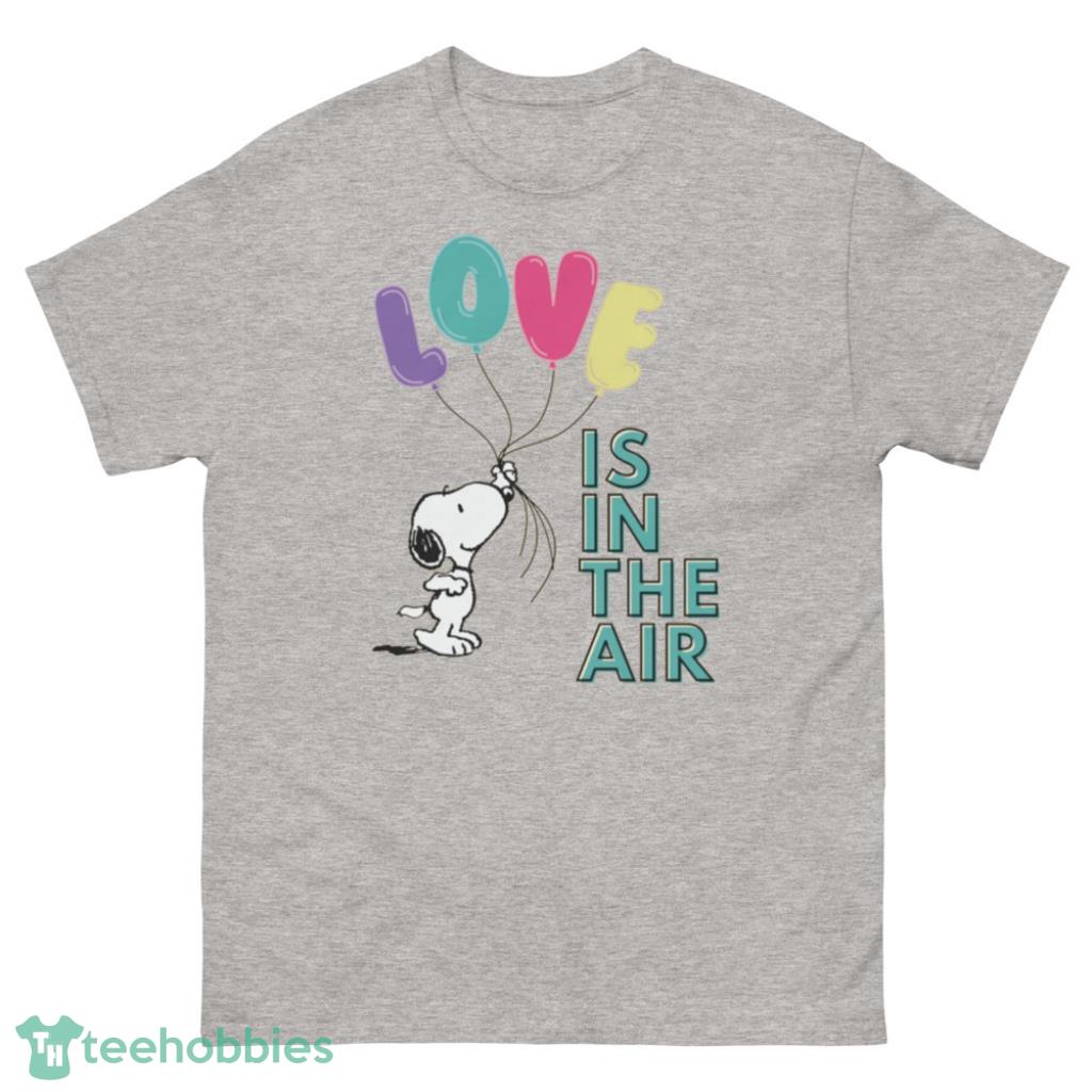 Snoopy Is In The Air Valentine Day's Coupe Shirt - 500 Men’s Classic Tee Gildan