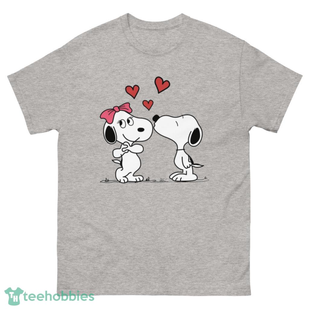 Snoopy Love Valentine Day's Coupe Shirt - 500 Men’s Classic Tee Gildan