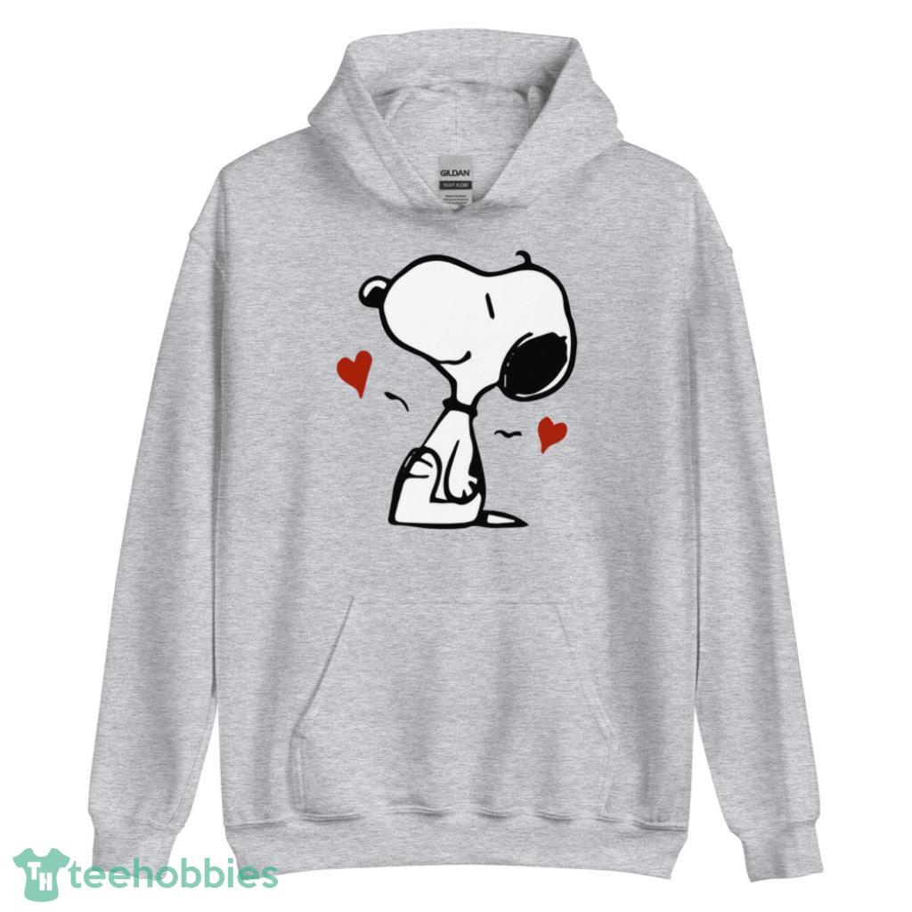 Snoopy Love Valentines Day Shirt - Unisex Heavy Blend Hooded Sweatshirt