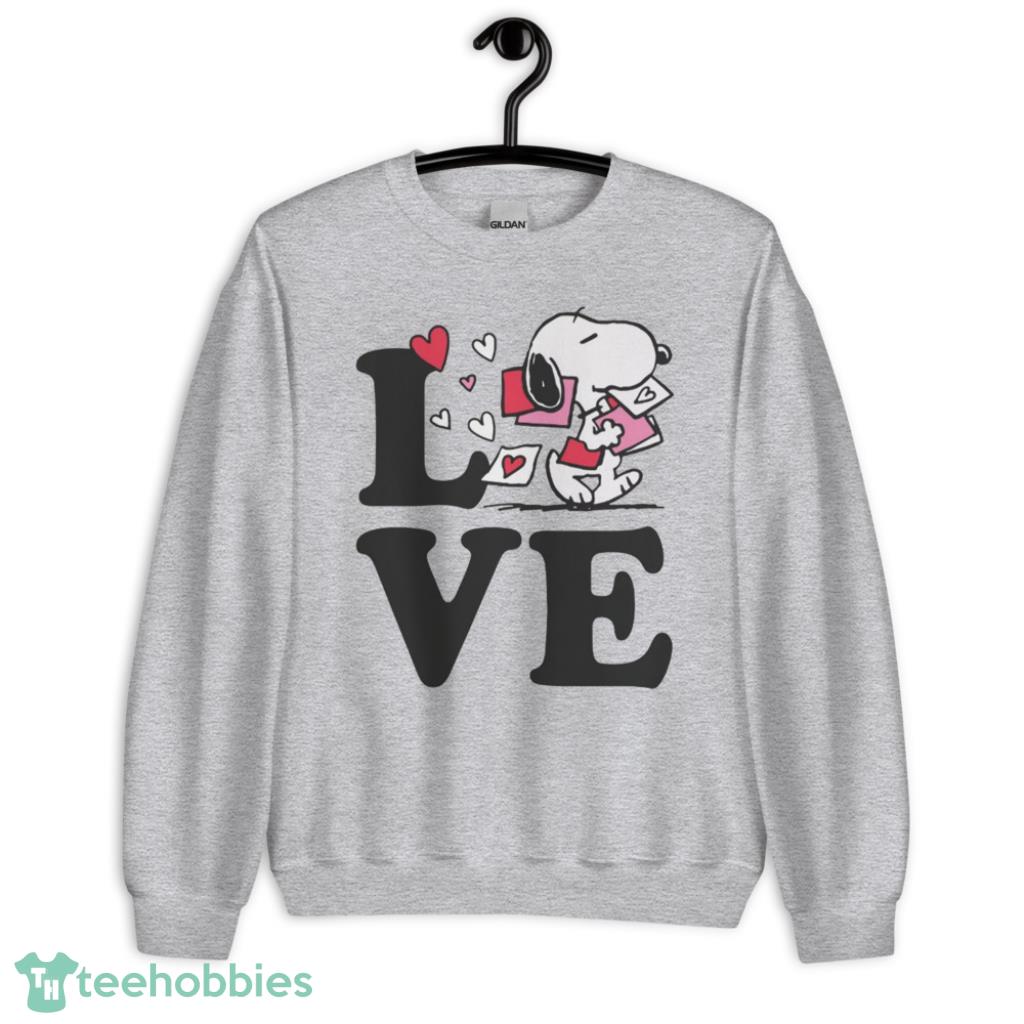 Snoopy Peanuts Valentine Days Coupe Shirt - Unisex Heavy Blend Crewneck Sweatshirt