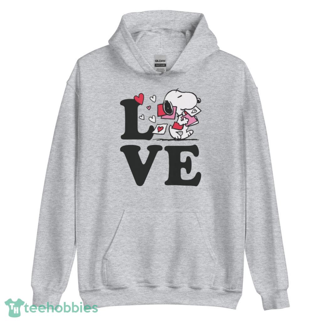 snoopy peanuts valentine days coupe shirt 2px Snoopy Peanuts Valentine Day's Coupe Shirt