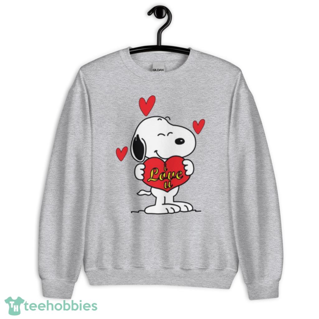 Snoopy Valentine Days Coupe Shirt - Unisex Heavy Blend Crewneck Sweatshirt