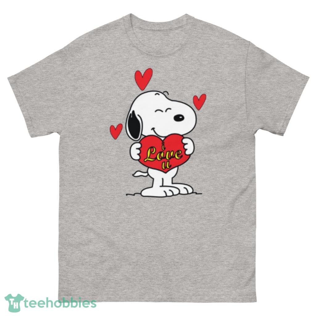Snoopy Valentine Day's Coupe Shirt - 500 Men’s Classic Tee Gildan